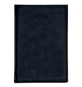 kalendarz książkowy a4 na 2019 czarny