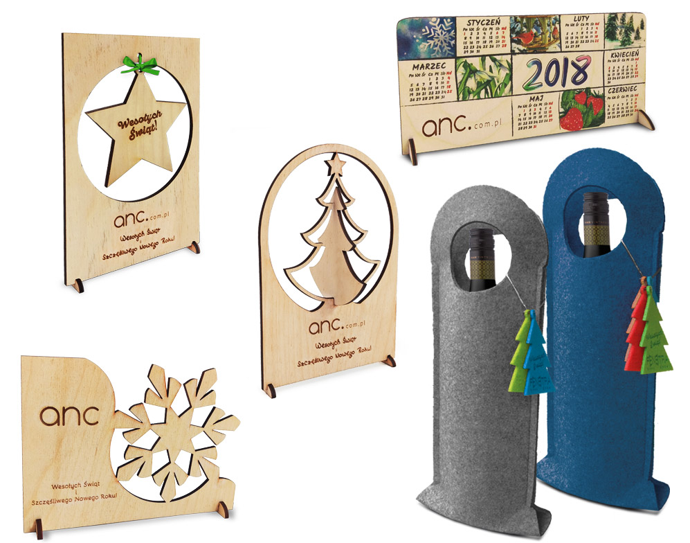 personalizowane upominki świąteczne z drewna